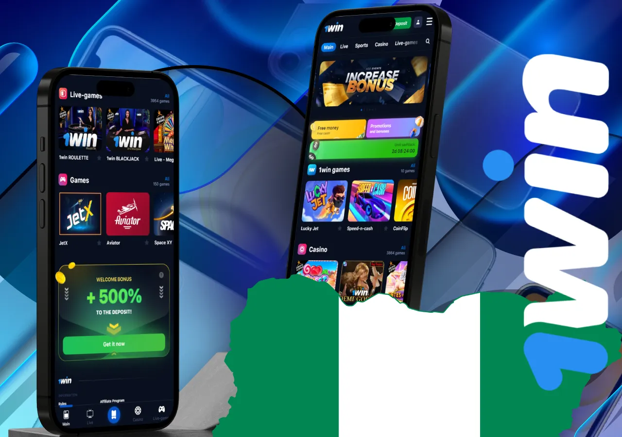 1win mobile app in Nigeria
