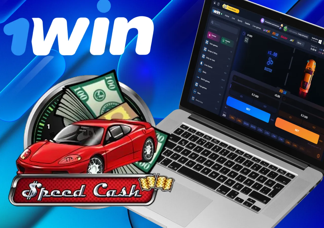 speed and cash game at 1win casino