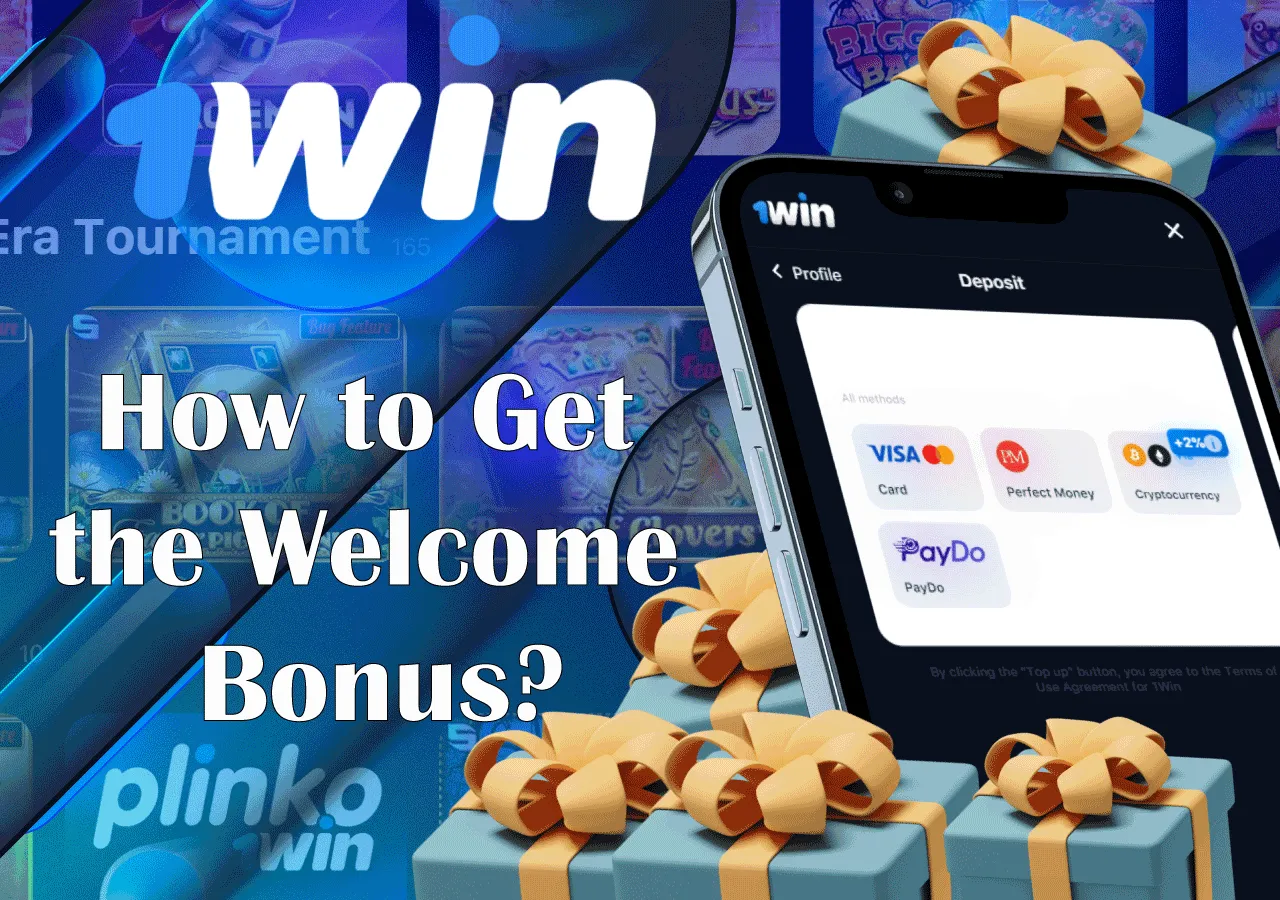 Deposit and receive bonus at 1win