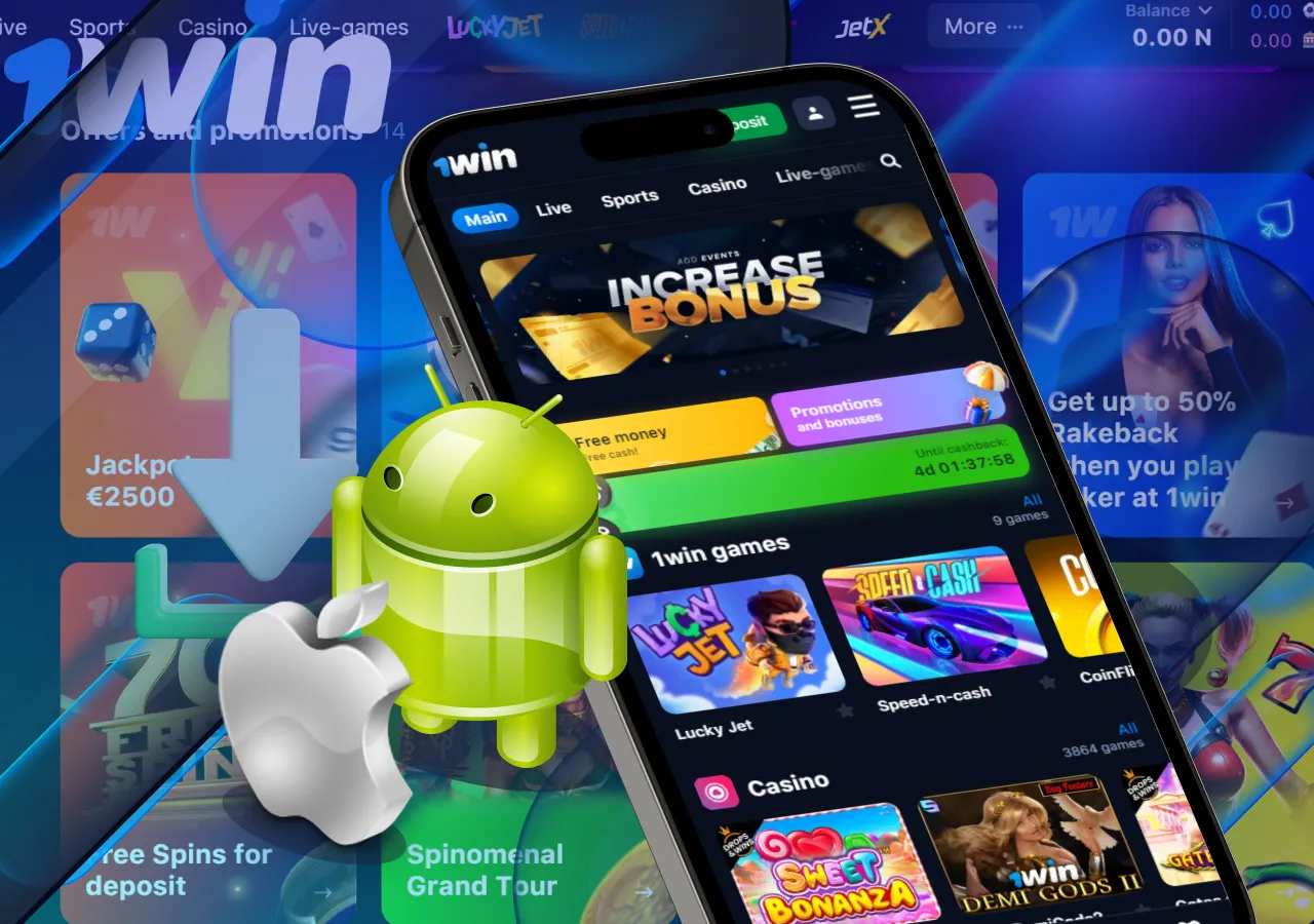 1win mobile app for Android and iOS