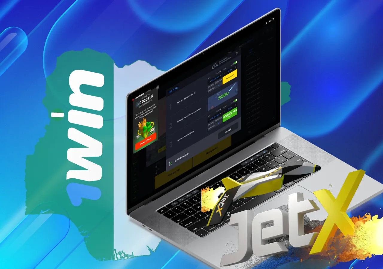 Play Jetx at 1Win Nigeria Casino