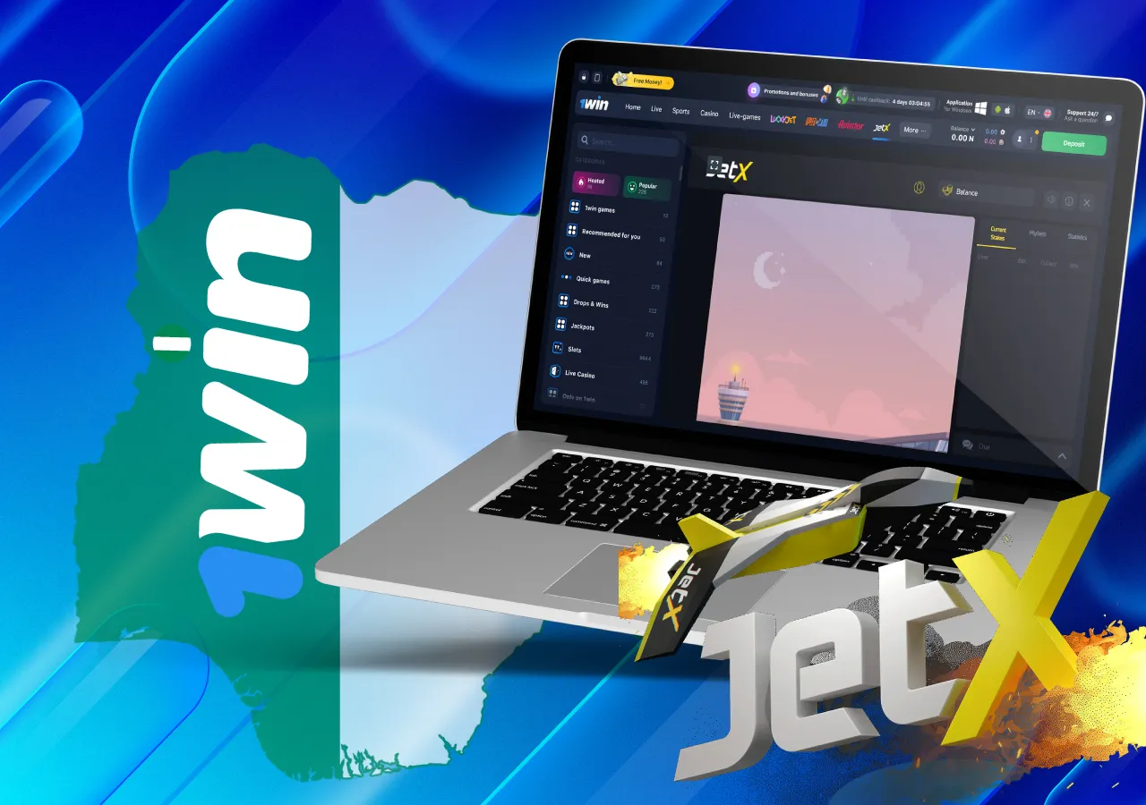Jetx game review at 1Win Nigeria Casino